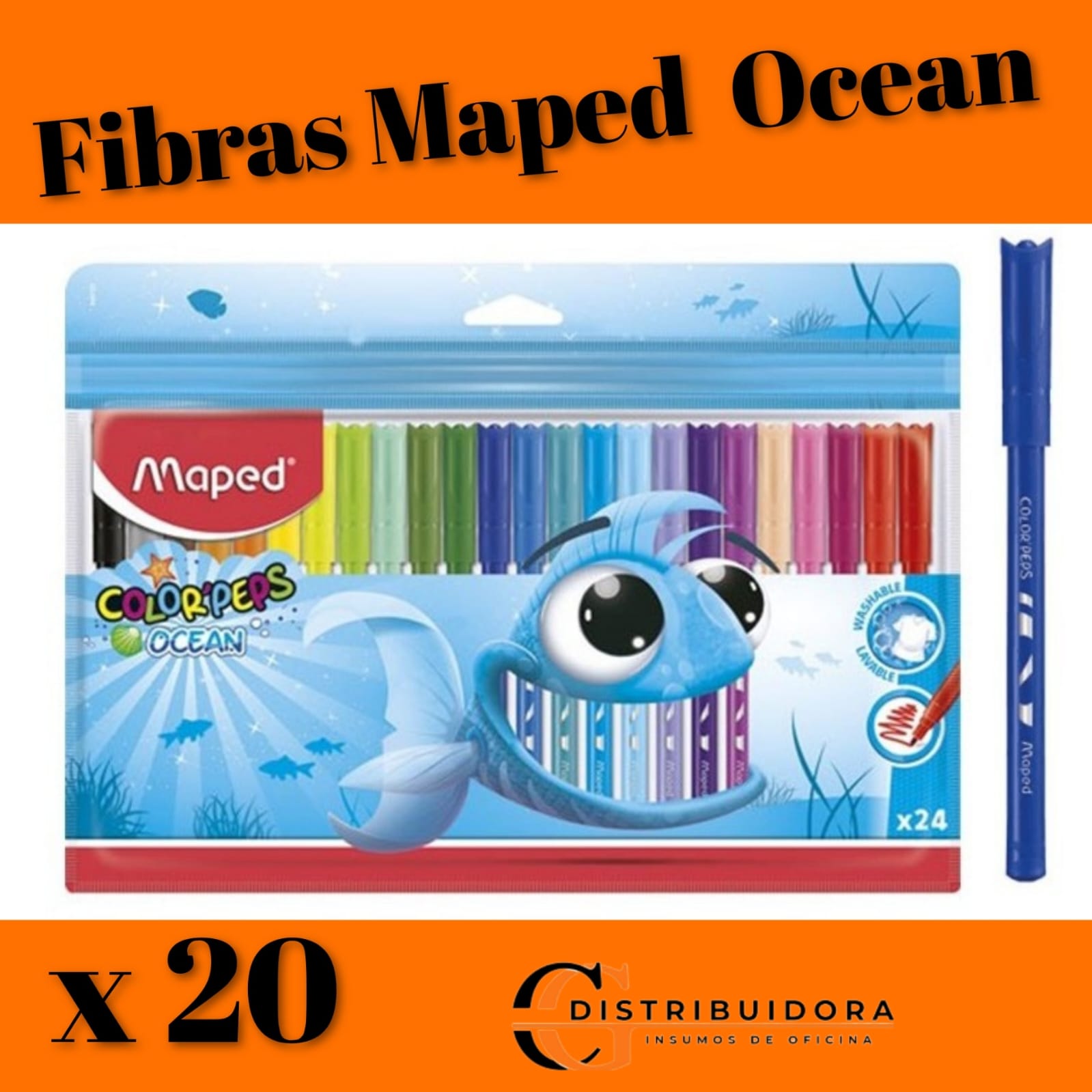 FIBRAS MAPED OCEAN X 24
