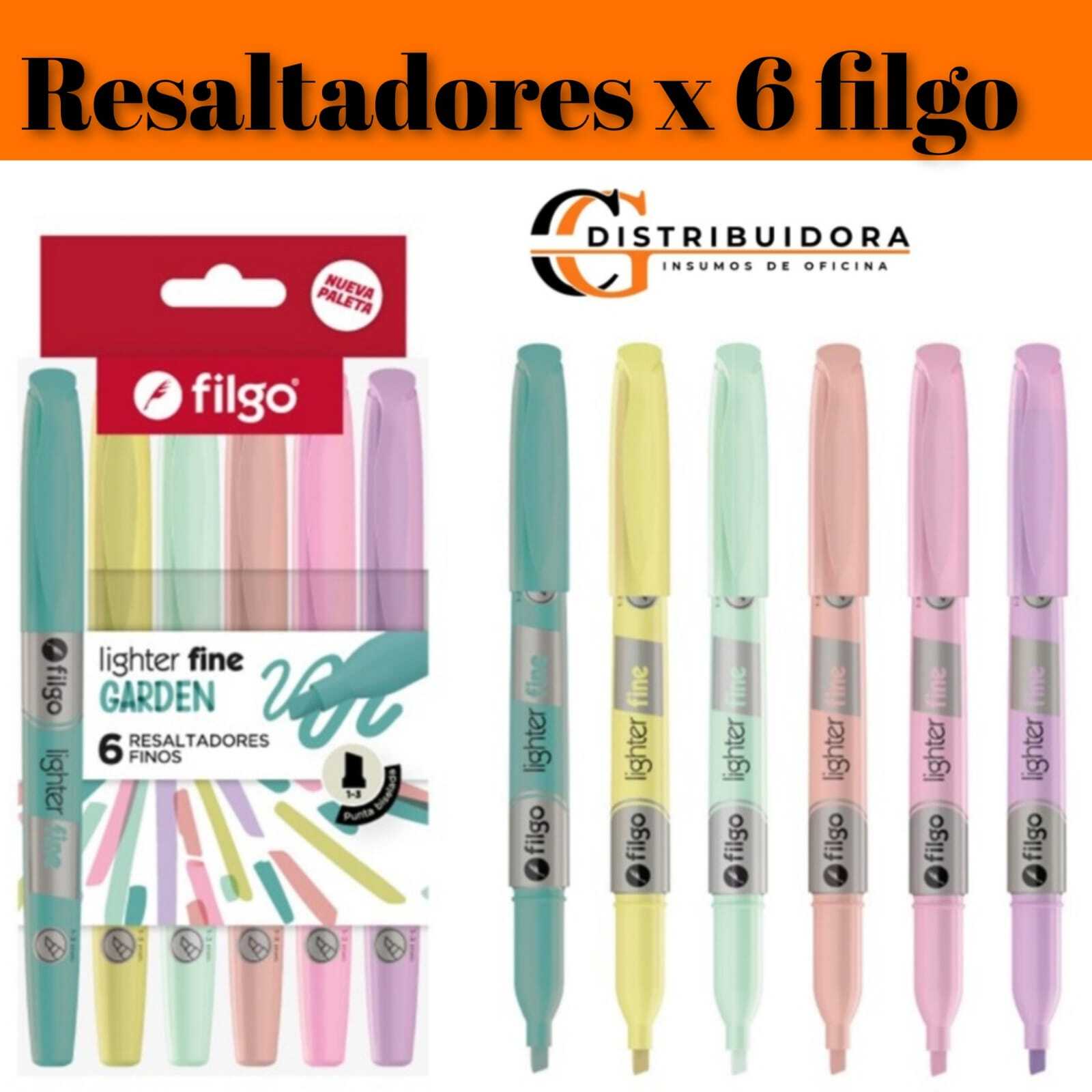 RESALTADORES FILGO FINO GARDEN X 6